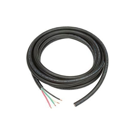 Global Industrial 25' L Cable SO 12/4 Wire For Salamander Heater, With Terminals 246063